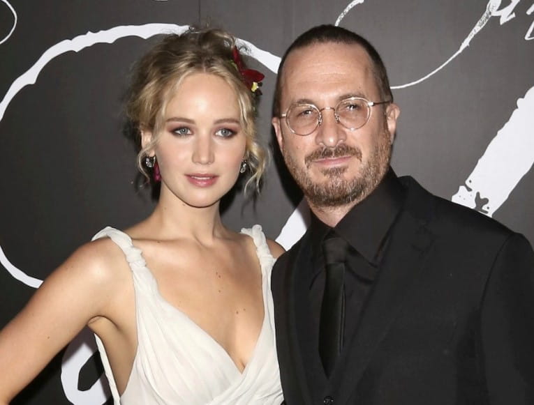 Darren Aronofsky and Jennifer Lawrence 