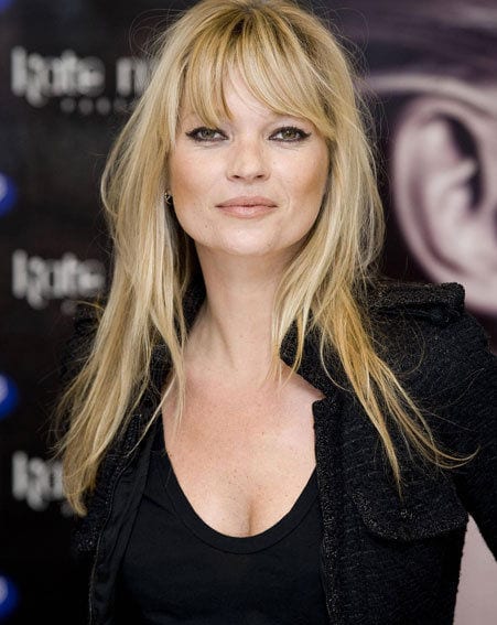 Now: Kate Moss