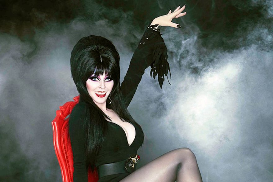 Then: Elvira Mistress of the Dark